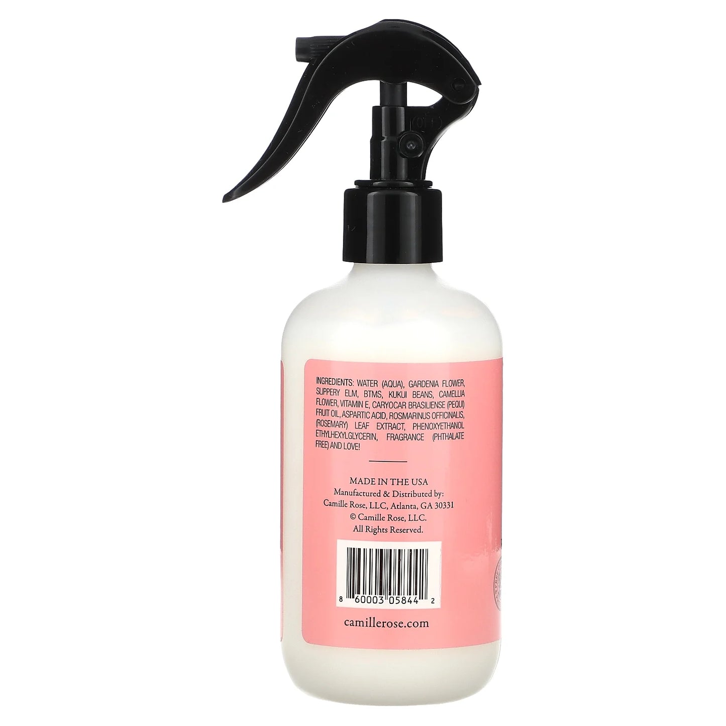 Camille Rose Grace Refreshing Moisture Mist | Hydrating and Detangling Spray | 8 oz