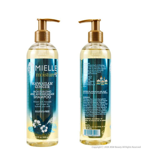 Mielle Hawaiian Ginger Moisturizing and Anti-breakage Shampoo - 12oz
