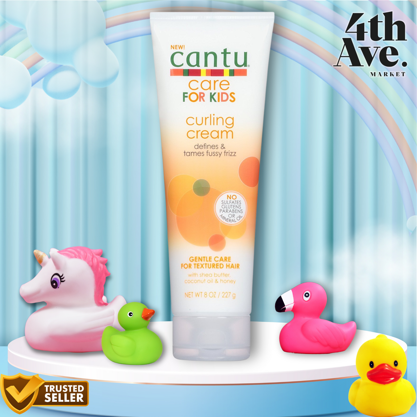 Cantu Care For Kids Curling Cream, 8 oz (235ml)