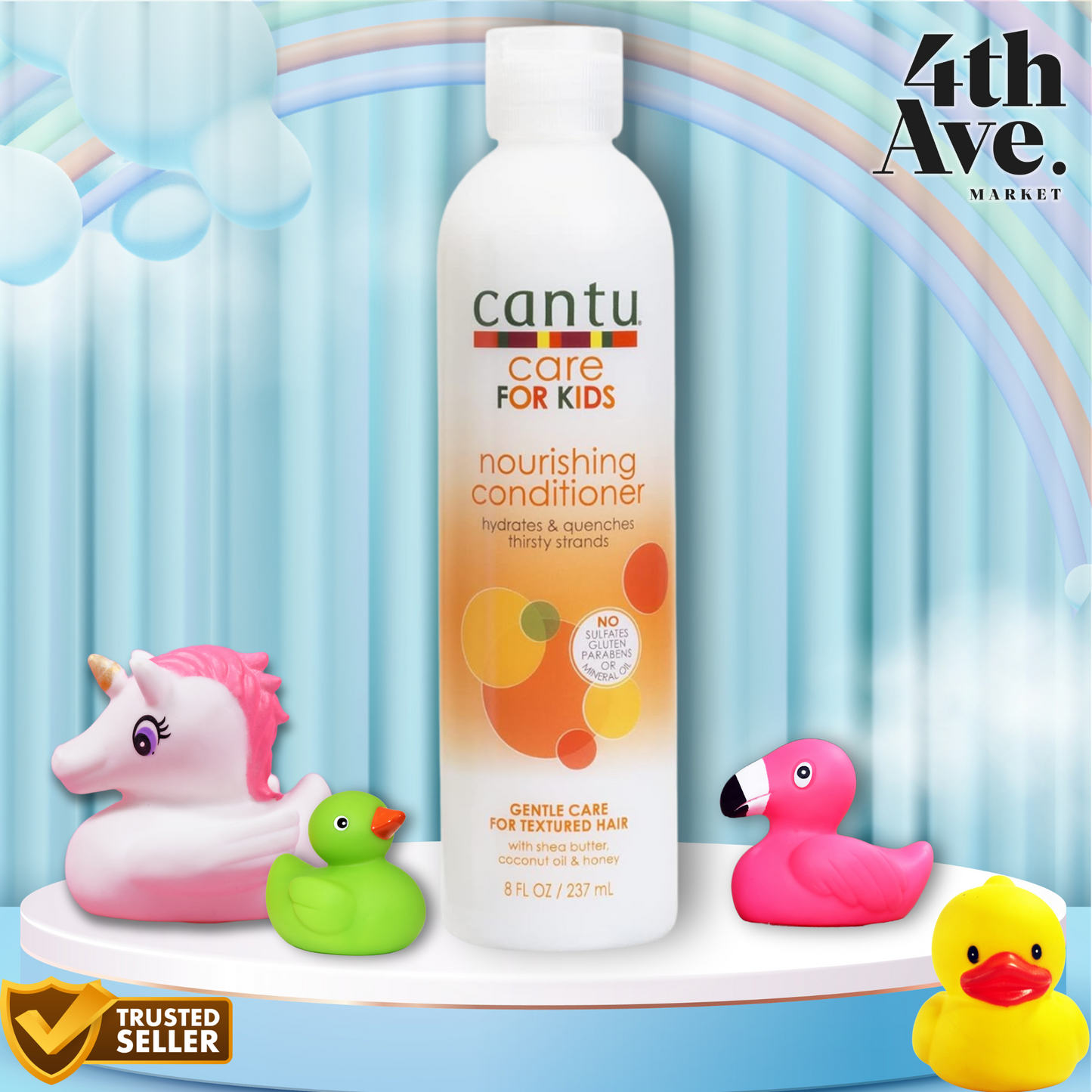 Cantu Care For Kids Nourishing Conditioner, 8 oz (235ml)