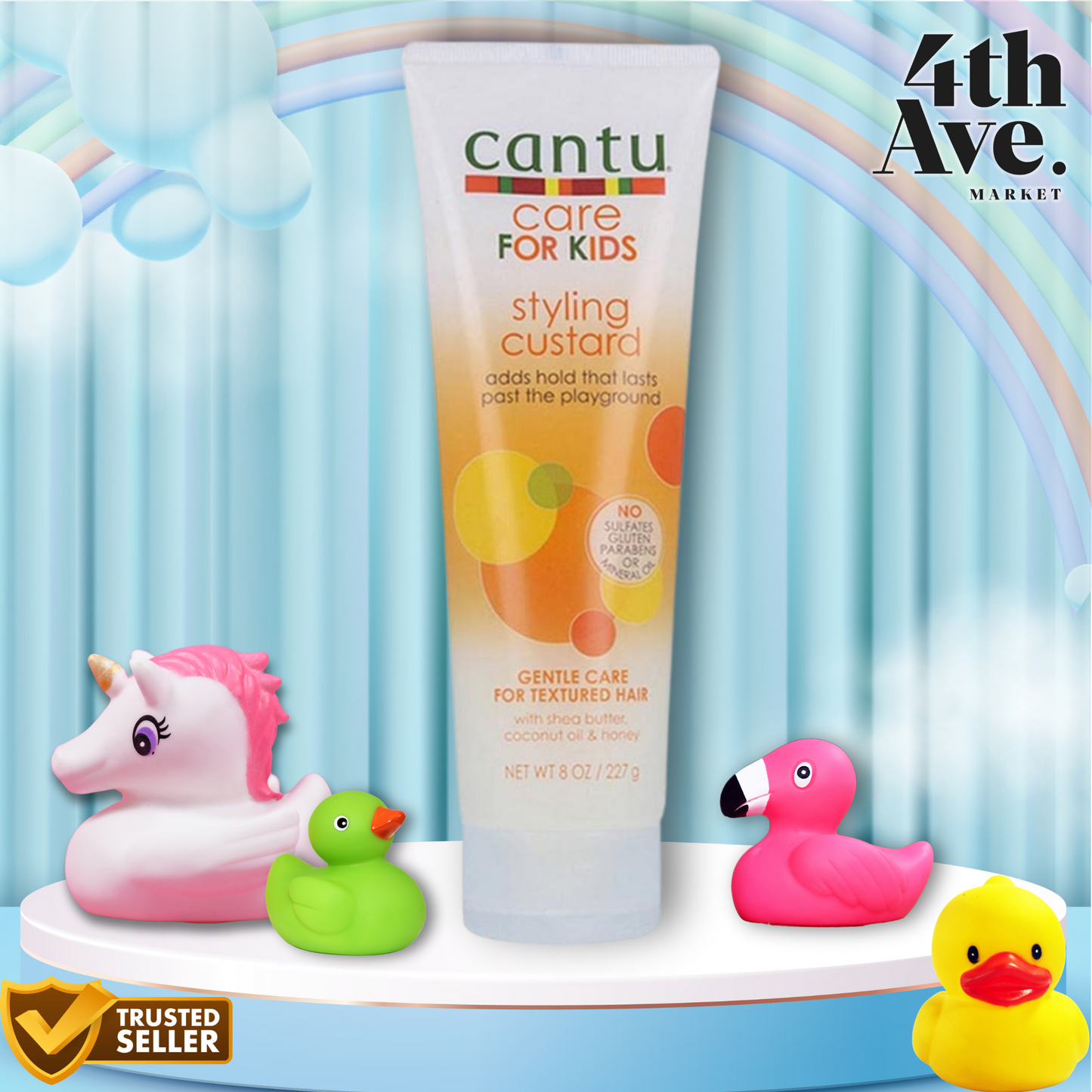 Cantu Care For Kids Styling Custard, 8 oz