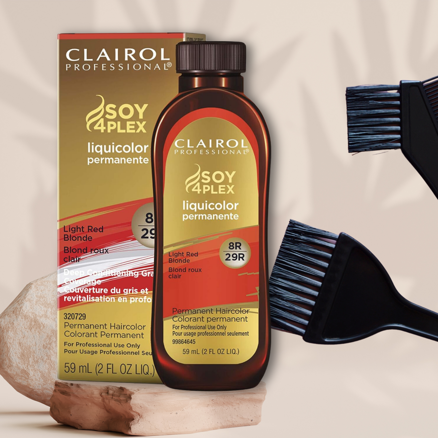 6 Pack Clairol Professional Liquicolor 8R/29R Light Red Blonde, 2 Oz