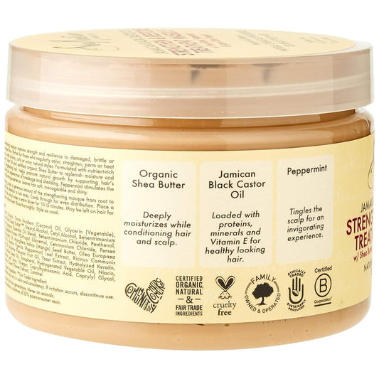 SheaMoisture Jamaican Black Castor Oil Strengthen & Restore Treatment Masque, 12 oz
