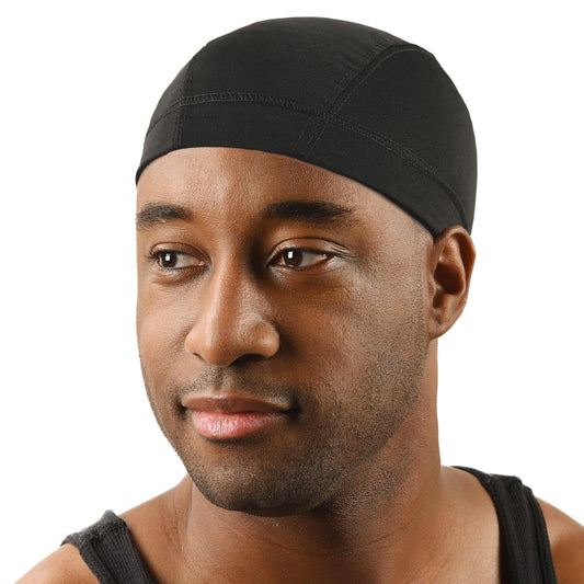 Titan Classic Spandex Dome Cap (BLACK) #11162