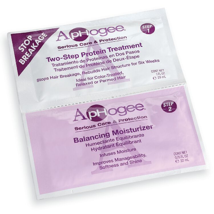 Aphogee 2-Step Protein Treatment And Balanced Moisturizer (12 Pack)
