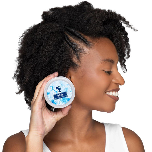 Camille Rose Black Castor Oil & Chebe Edge Control Gel, Strengthening & Smoothing for Shine and Hold, 2 oz