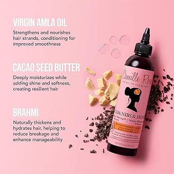 Camille Rose Cocoa Nibs & Honey Hair Growth Serum, 8 oz