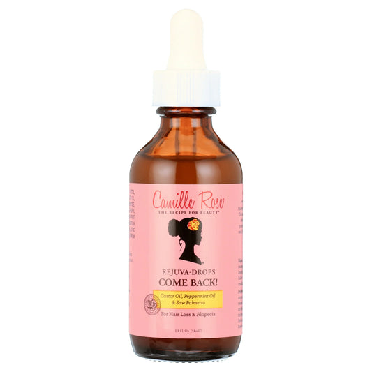 Camille Rose Rejuva Drops "Come Back" | Hair Nourishing Serum with Biotin & Castor Oil | 1.9 oz
