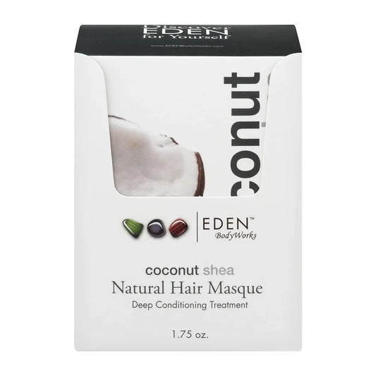 Eden Body Works Hair Masque Natural Coconut Shea - 1.75Oz (6 Pack)