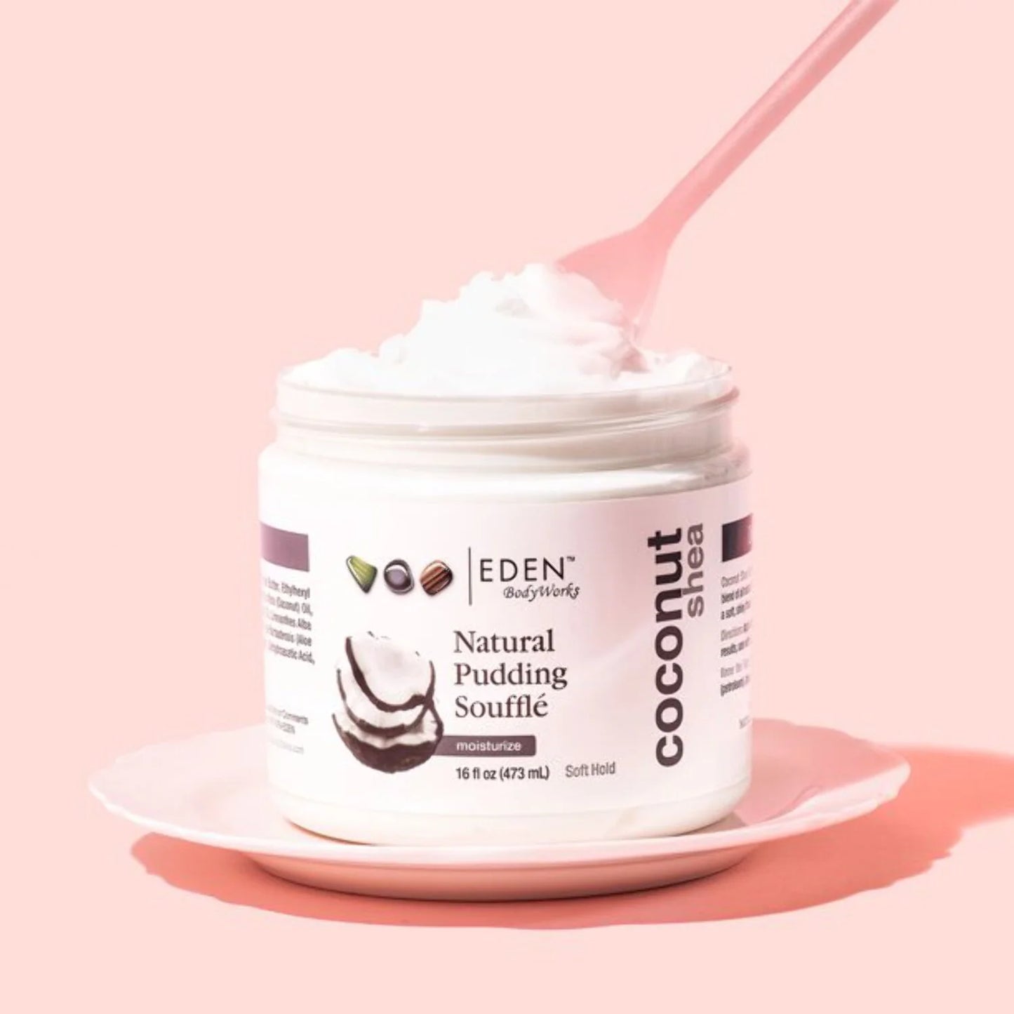 Eden Coconut Shea Natural Pudding Soufflé, 16 Oz