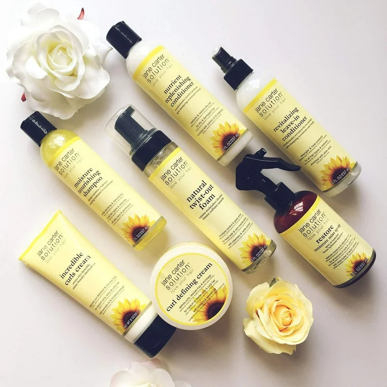 JANE CARTER SOLUTION Condition & Sculpt Smoothing Curl Prep Gel (8oz) - Soft Hold, Smoothing, Moisturizing