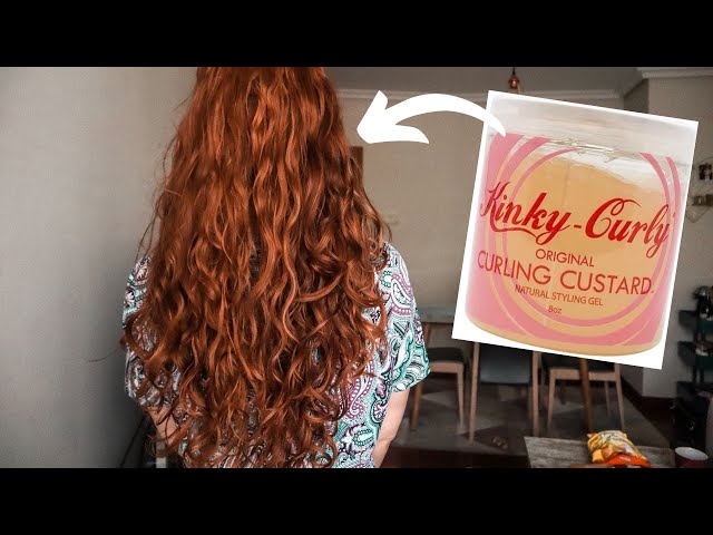Kinky Curly Curling Custard Gel, 8 Oz