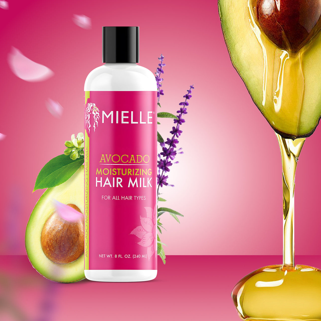 Mielle Avocado Hair Milk, Moisturizing Lotion for Dry Hair, 8 oz