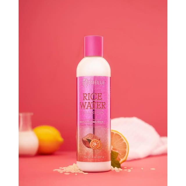 Mielle Organics Rice Water Moisturizing Length Retention Milk – Hydrate & Strengthen (8 oz)