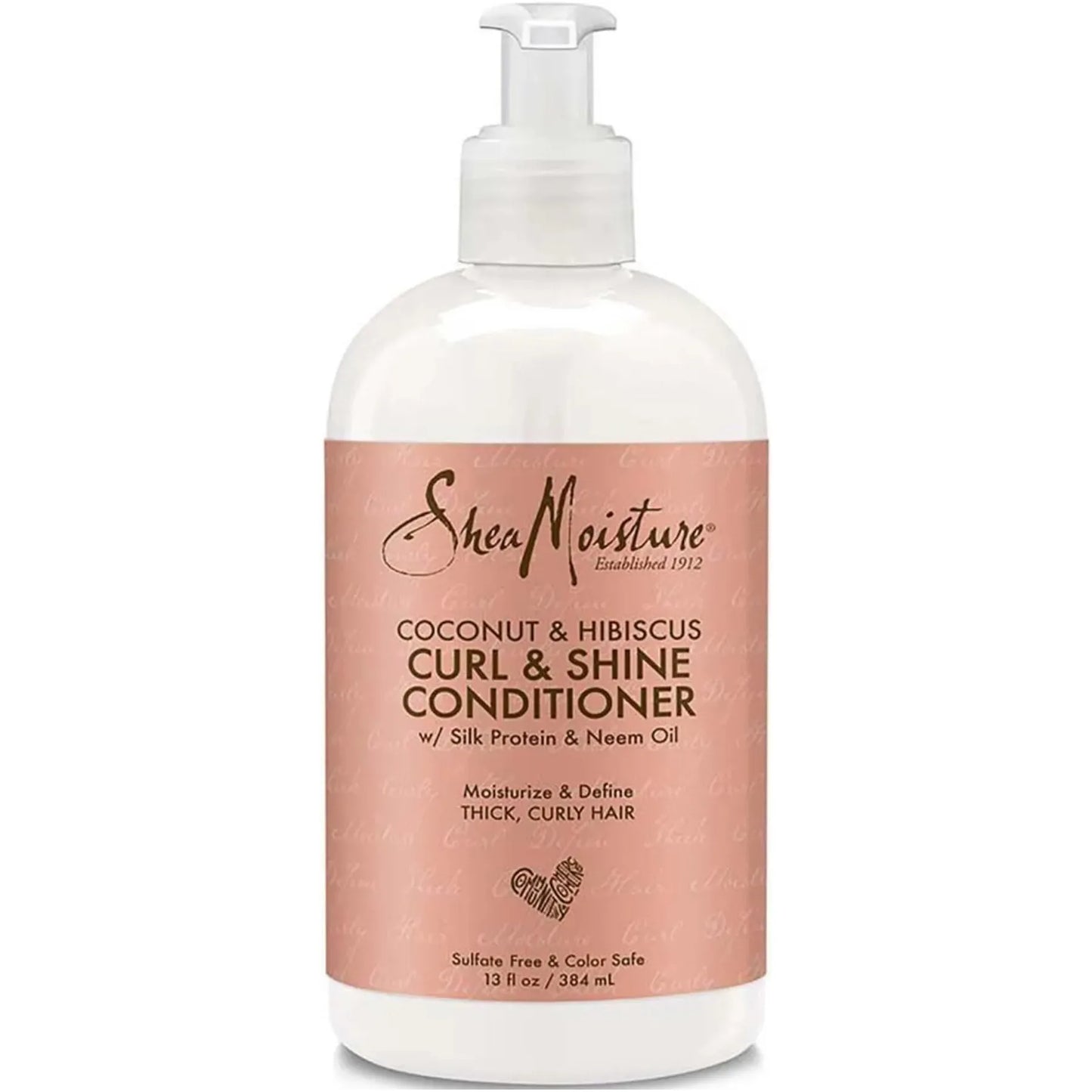 SheaMoisture Curl & Shine Conditioner, Coconut & Hibiscus – 13 fl oz