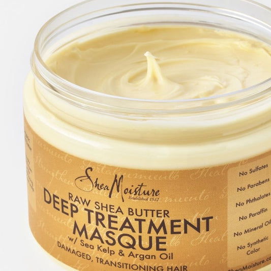 SheaMoisture Raw Shea Butter Deep Treatment Masque, 12 oz Jar (354ml)