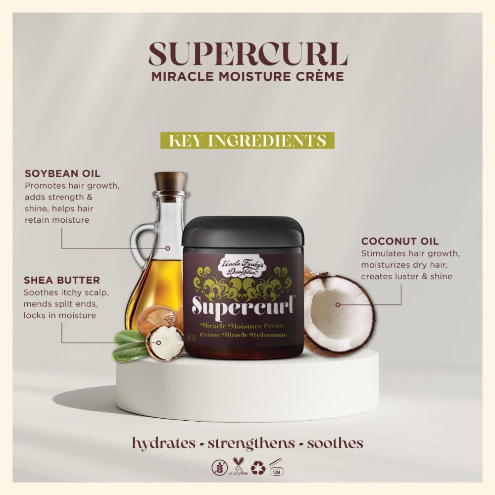 Uncle Funky'S Daughter Supercurl Miracle Moisture Creme (8 Oz.)