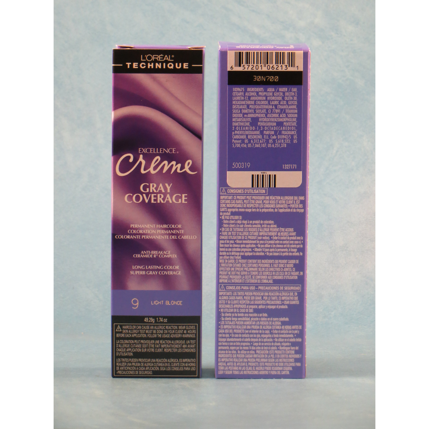 L'Oreal Excellence Créme Permanent Triple Protection Hair Color - Light Natural Blonde