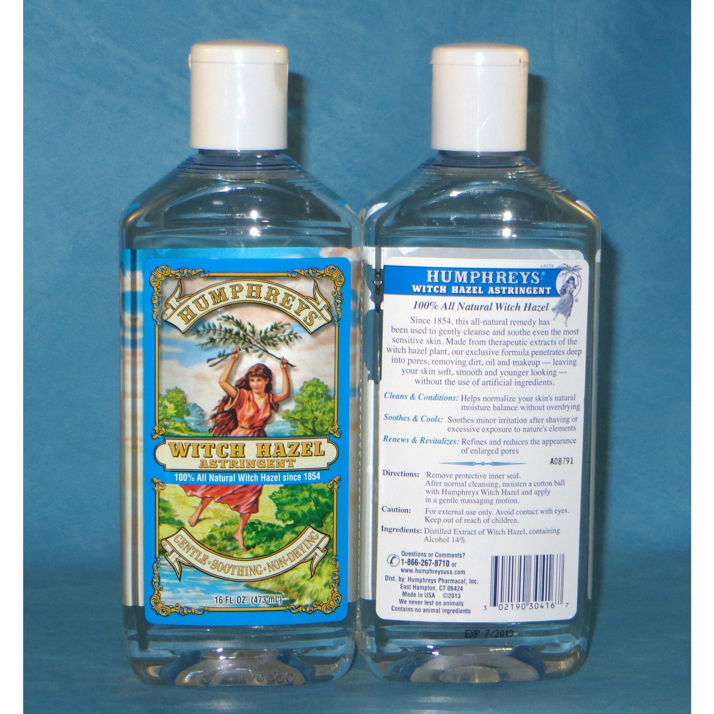 Humphreys Witch Hazel Astringent 16 Oz