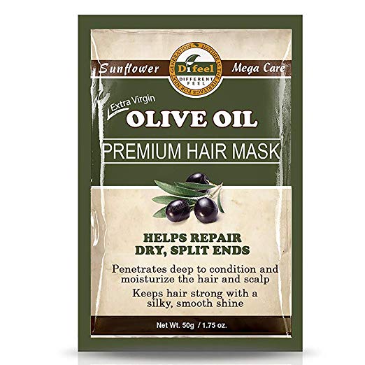 Difeel Premium Deep Conditioning Hair Mask With Olive Oil 1.75 Oz (12 Pack)