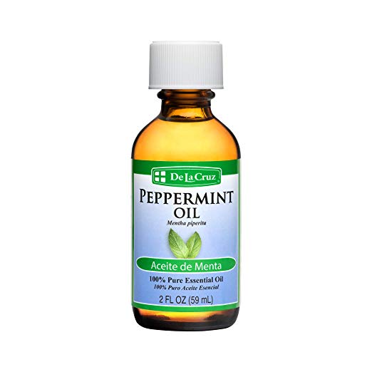 De La Cruz Pure Peppermint Essential Oil 2 FL OZ