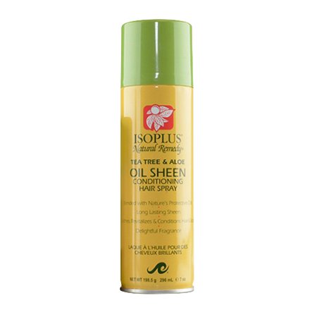 Isoplus Natural Remedy Tea Tree Sheen Conditioning Hair Spray 7 Oz