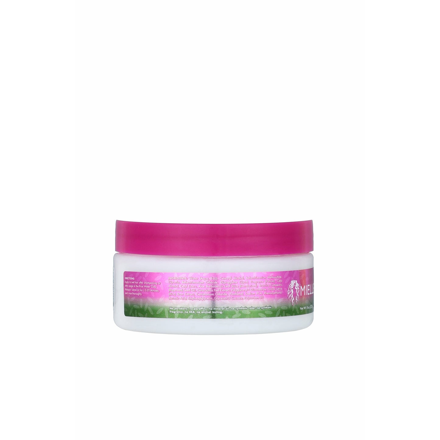 Mielle Organics Rice Water & Aloe Deep Conditioner – Hydrating & Shine-Enhancing Treatment - 8 oz