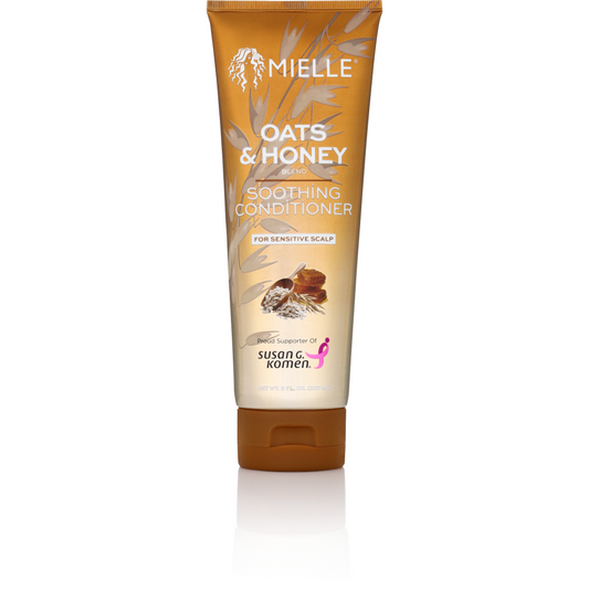 Mielle Organics Oats & Honey Soothing Conditioner, 8 fl oz – Hydrate & Nourish Your Hair and Scalp