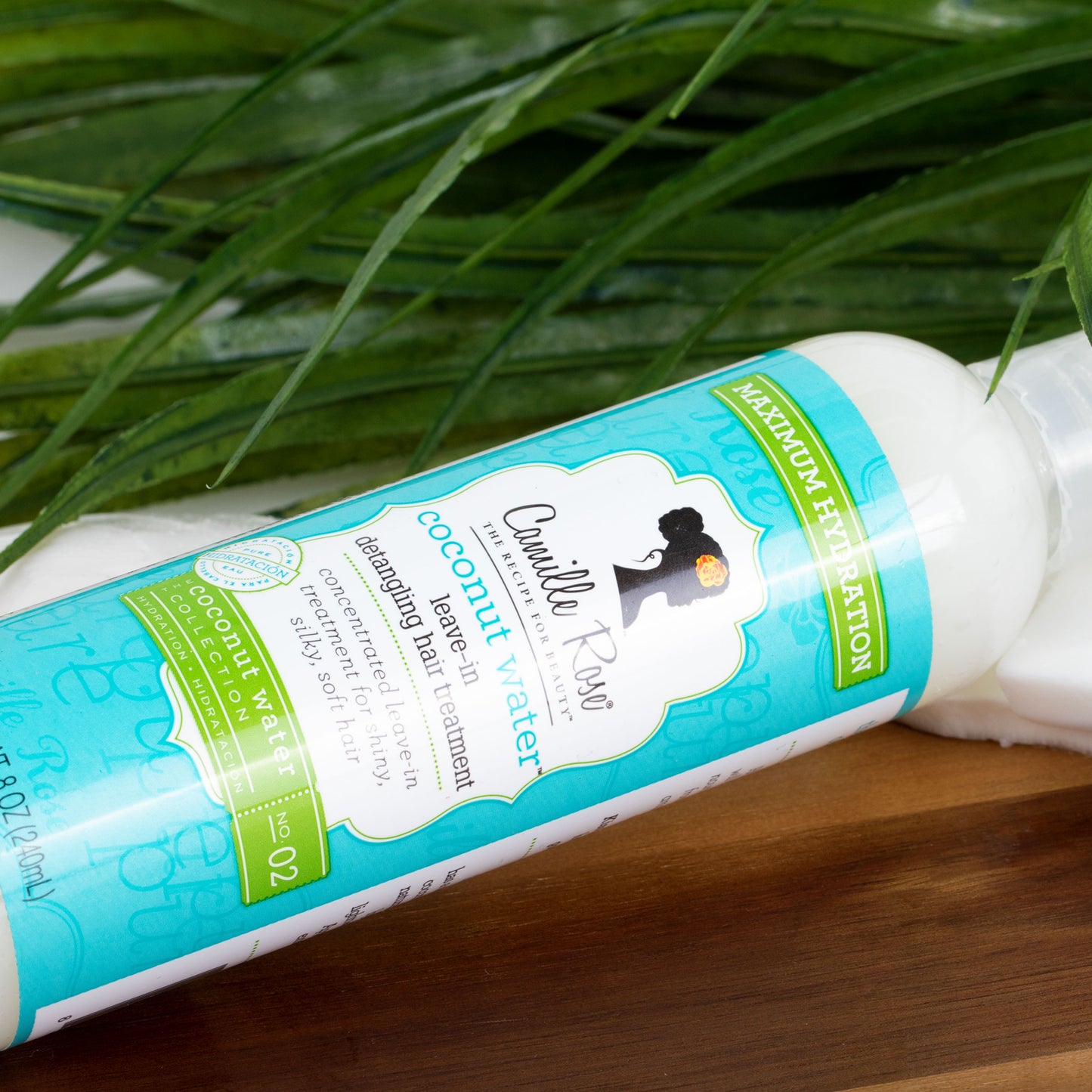 Camille Rose Coconut Water Leave-In Detangling Hair Treatment, 8 oz.