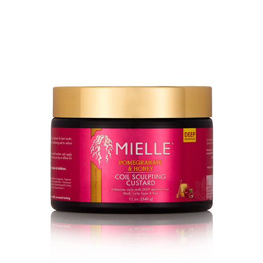 Mielle Pomegranate & Honey Sculpting Custard, Curl Definer for Type 4 Hair, 12 oz