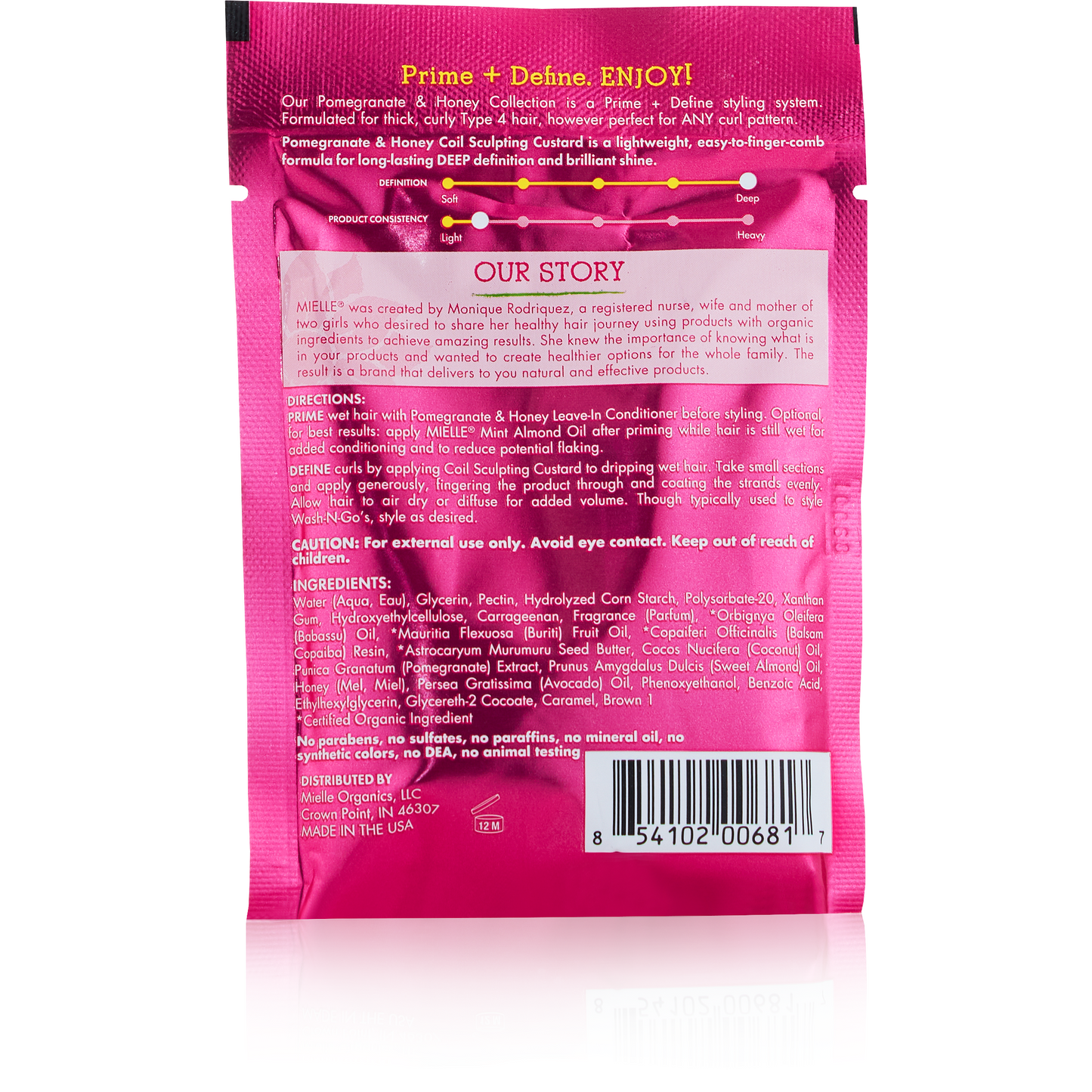 Mielle Organics Leave-in Conditioner, Pomegranate + Honey (Pack of 12)