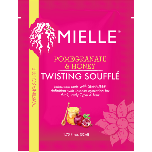 Mielle Organics Twist Souffle, Pomegranate + Honey (Pack of 12) 1.75oz