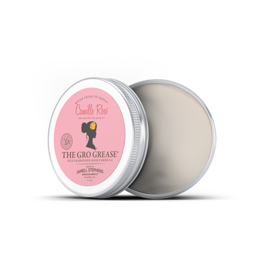 Camille Rose The Gro Grease | Stimulating Scalp Conditioner for Hair Growth, Length Retention, and Relief from Dry, Itchy Scalp