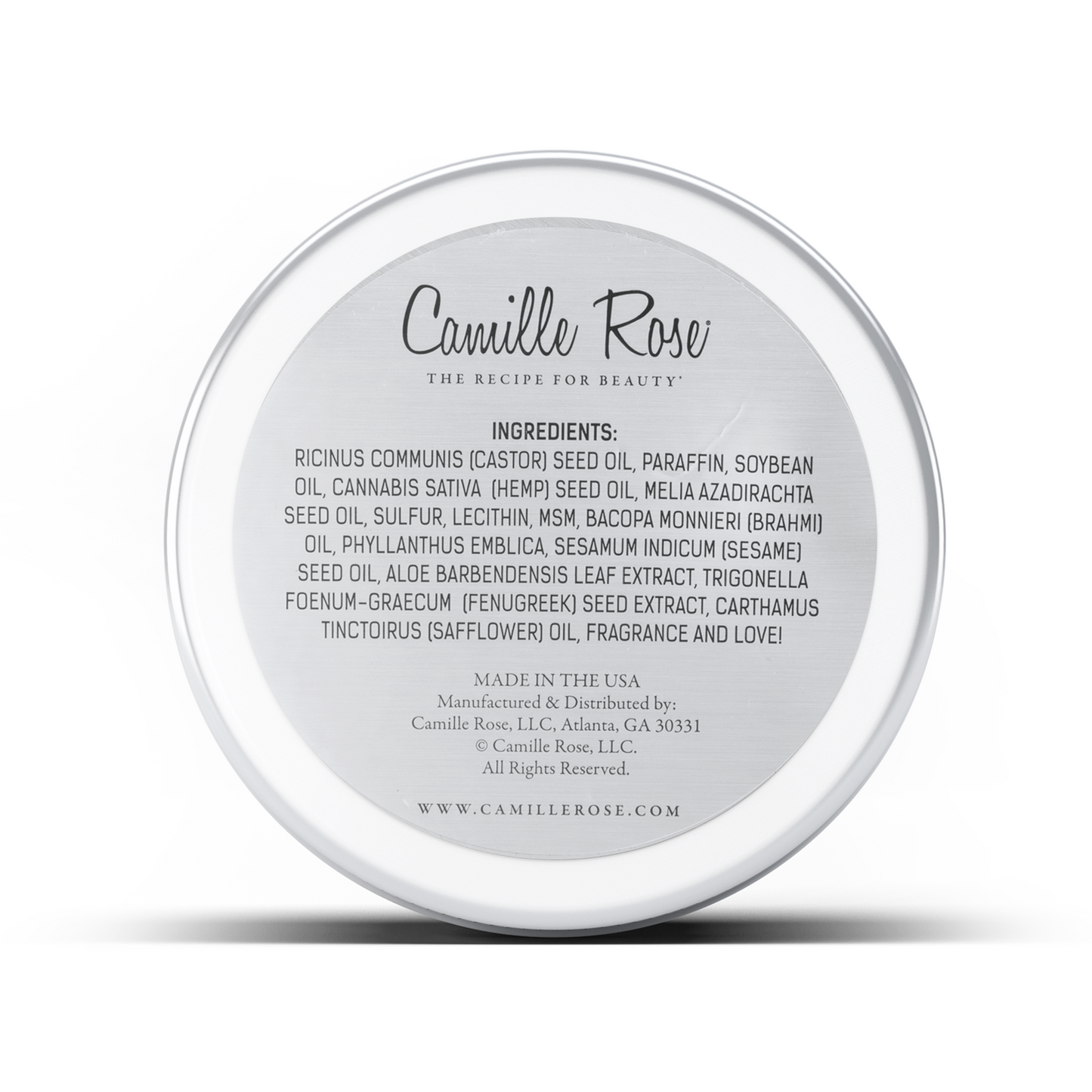 Camille Rose The Gro Grease | Stimulating Scalp Conditioner for Hair Growth, Length Retention, and Relief from Dry, Itchy Scalp