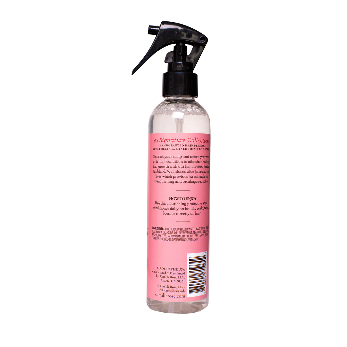 Camille Rose Mint Condition Braid & Scalp Spray | Conditioning Treatment for All Hair Types | 8 oz | Unisex