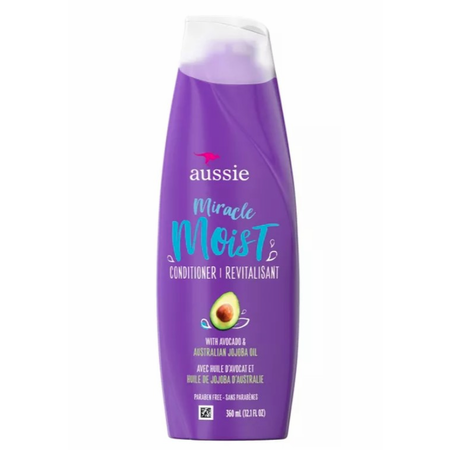 Aussie Miracle Moist Conditioner With Avocado & Jojoba Oil 12.10 Oz