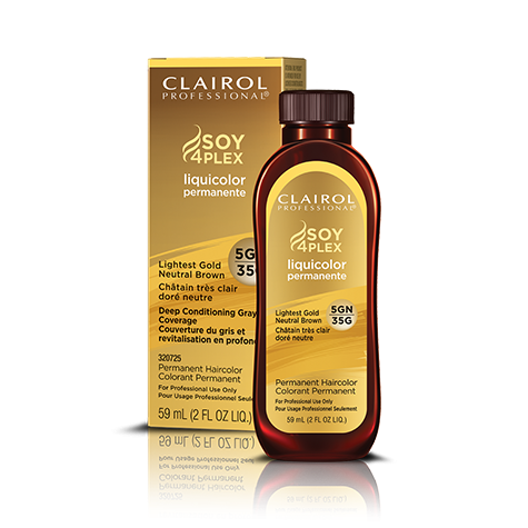 6pcs Clairol Liquicolor Permanente 5GN/35G Light Gold Neutral Blonde 2Oz