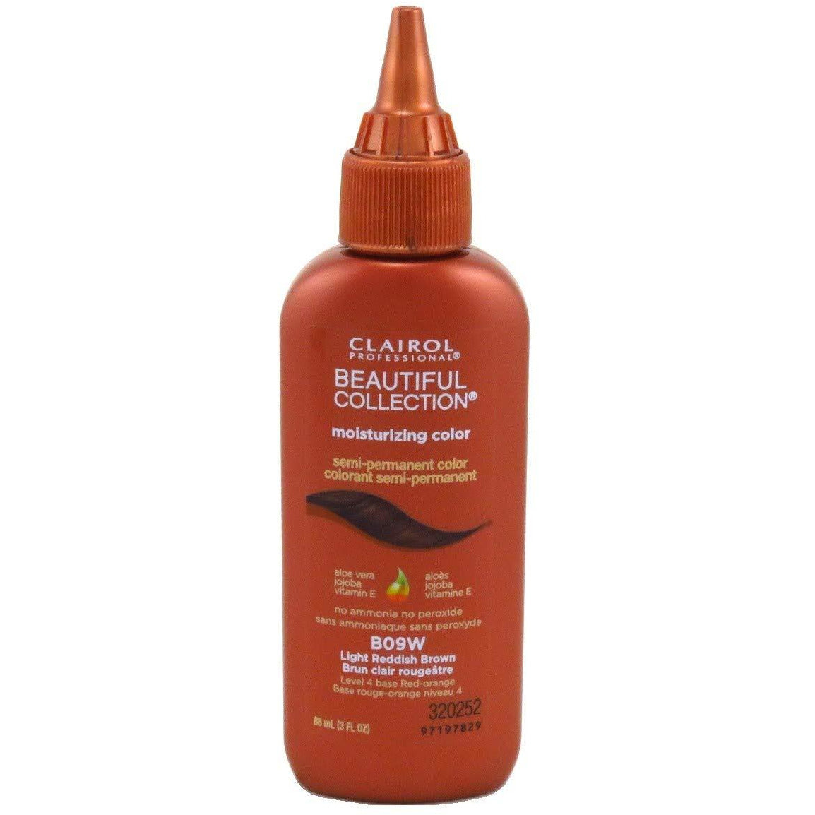 Clairol Beautiful Collection #B09W Light Reddish Brown - 3 Oz (6 Pack)