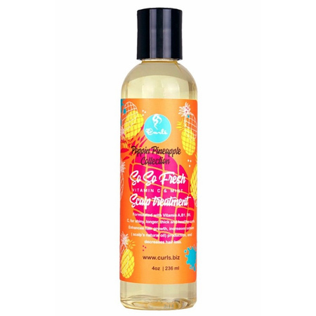 Curls Poppin Pineapple So So Fresh Vitamin C + Mint Scalp Treatment, 4Oz