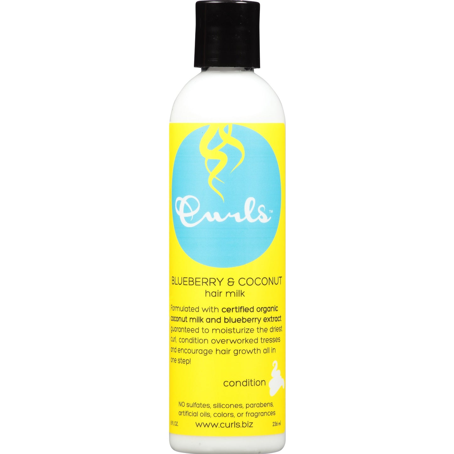 Curls Blueberry & Coconut Hair Milk 8 Oz