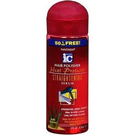 Fantasia Ic Hair Polisher Heat Protector Straightening Serum Bonus 6 Ounce