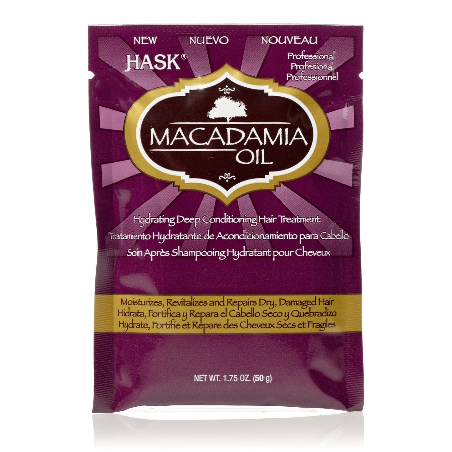 Hask Macadamia Moisturizing Deep Conditioner Pack Dl12