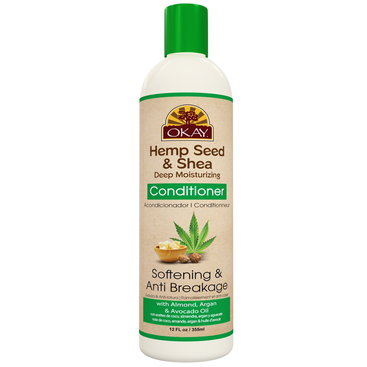 Okay Hemp Shea Deep Conditioner 12Oz
