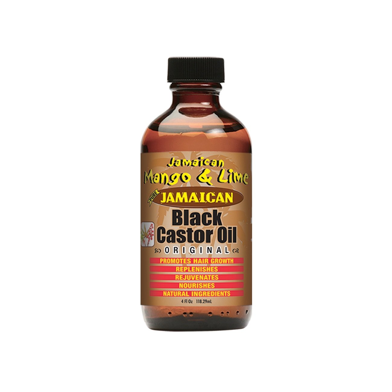 Jamaican Mango Black Castor Oil, Original, 4 Ounce