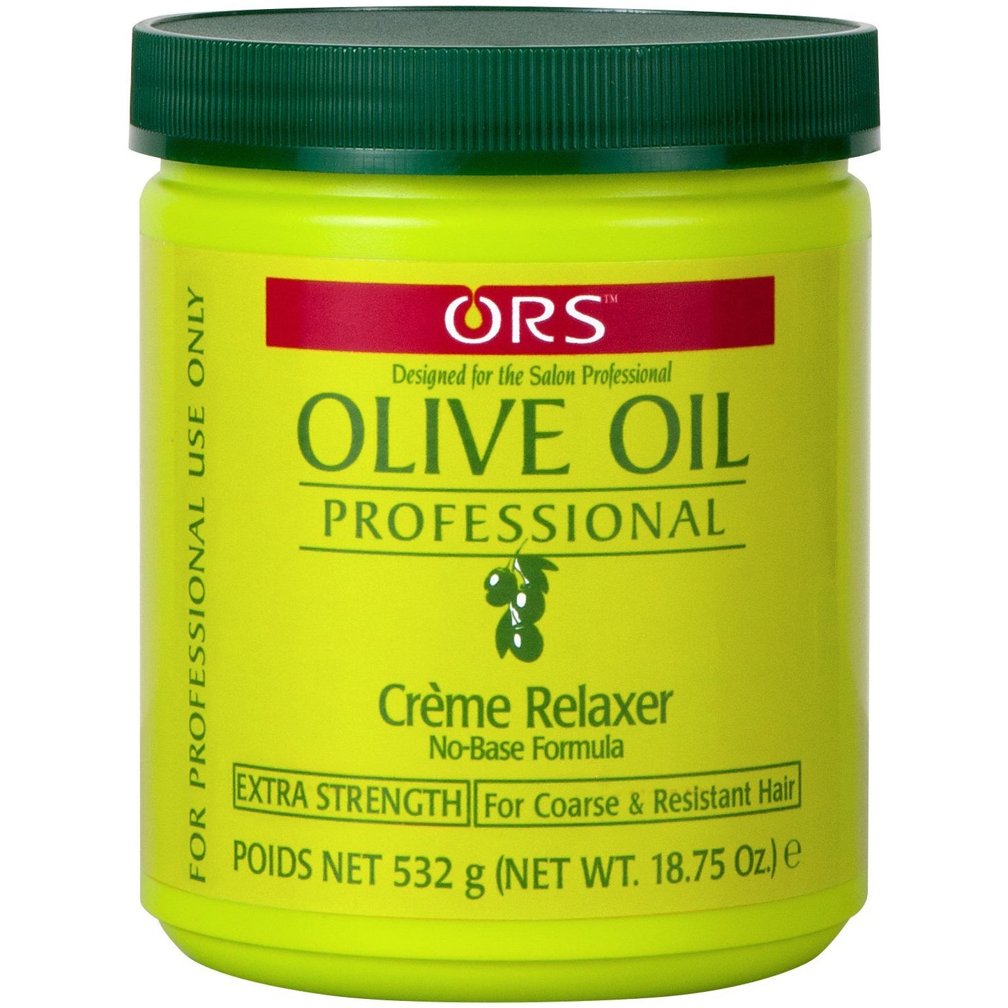 ORS Olive Oil Professional Creme Relaxer Extra Strength 18.75 Oz (3 Pack)