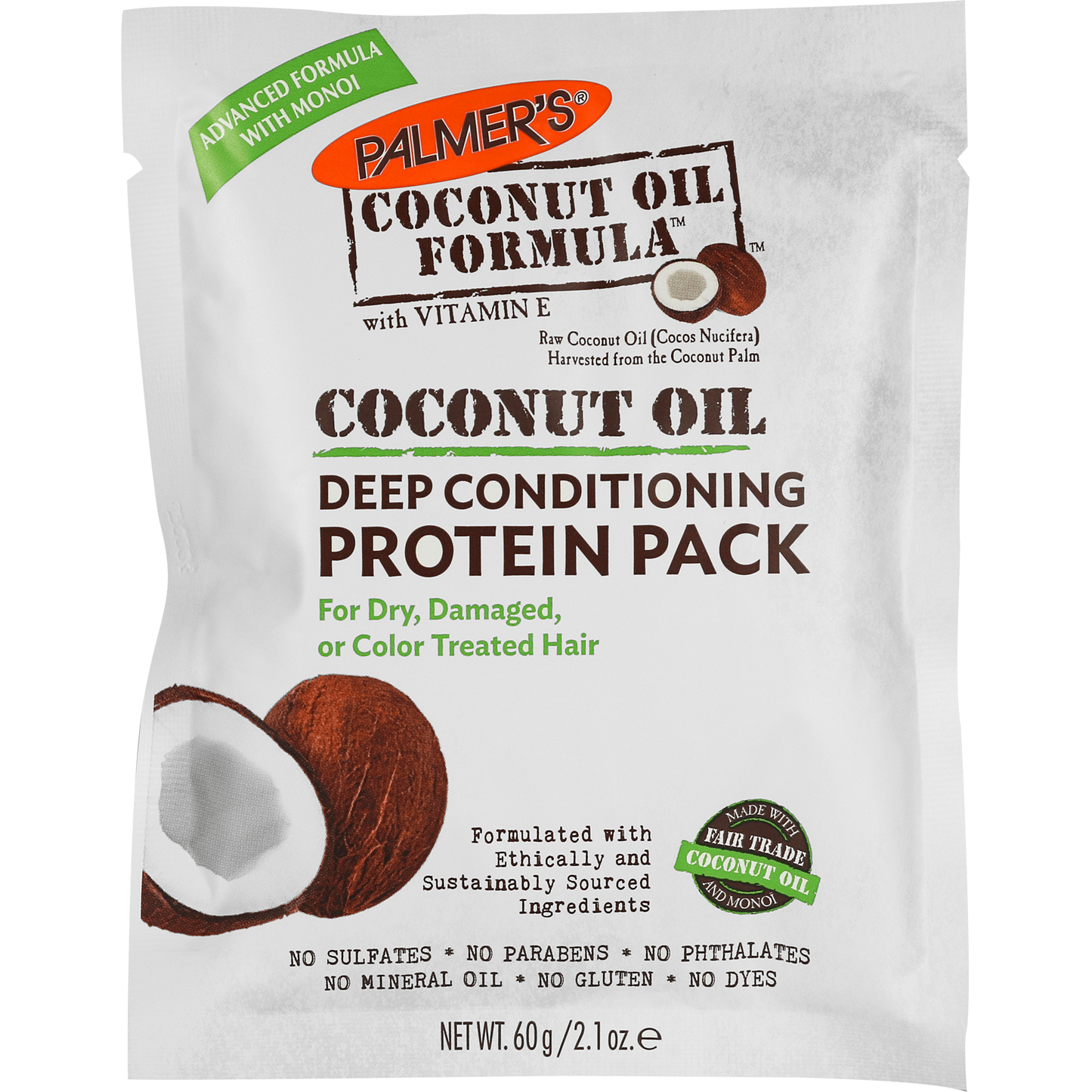 Palmer's Coconut Oil Deep Conditioning Protein - 2.1 Ounce (12 Pack)