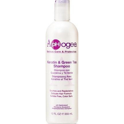 Aphogee Keratin & Green Tea Shampoo - 12 Oz