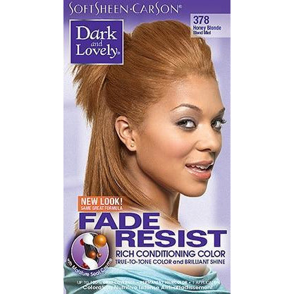Dark And Lovely 378 Fade-Resist Rich Conditioning Hair Color - Honey Blonde