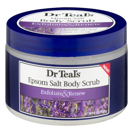 Dr Teal's Epsom Salt Body Scrub With Lavender, 16 Oz