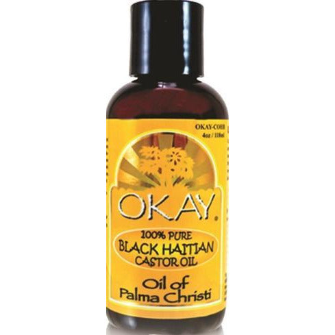 Okay 100% Pure Black Haitian Castor Oil - 4 Oz
